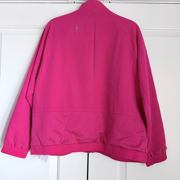 Figs Women's Sydney Scrub Jacket Pink Size L - Picture 4 of 12